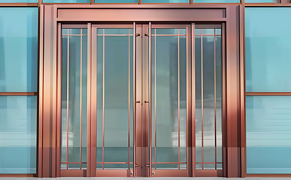 尉犁玻璃地弹门